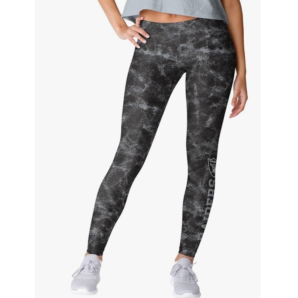 FOCO Women's NFL Raiders Ladies Team Color Cloud Leggings Size XL New With Tags!